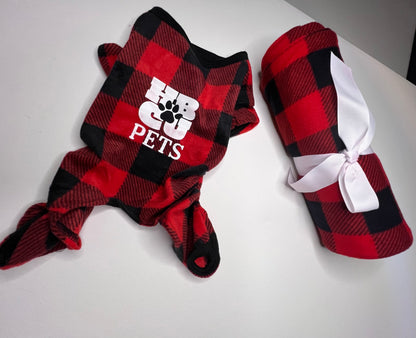 Limited Edition: HBCU Pets Holiday Buffalo Plaid-Red