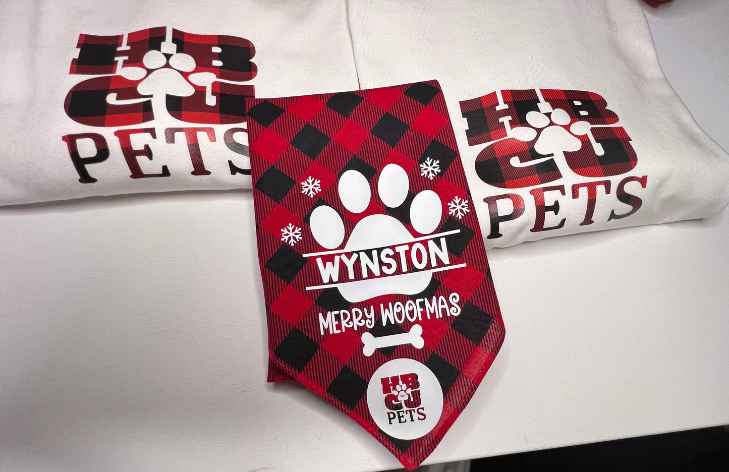 Limited Edition: HBCU Pets Holiday Buffalo Plaid-Red