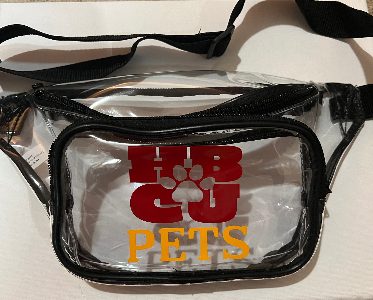HBCU Pets Clear Fanny Pack