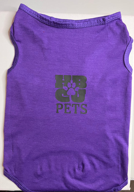 HBCU Pets-Purple & Black Pet t-shirt