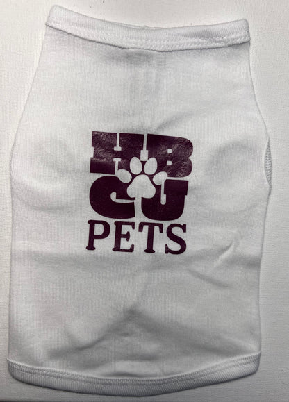 HBCU Colorway Pet t-shirt- Maroon & White