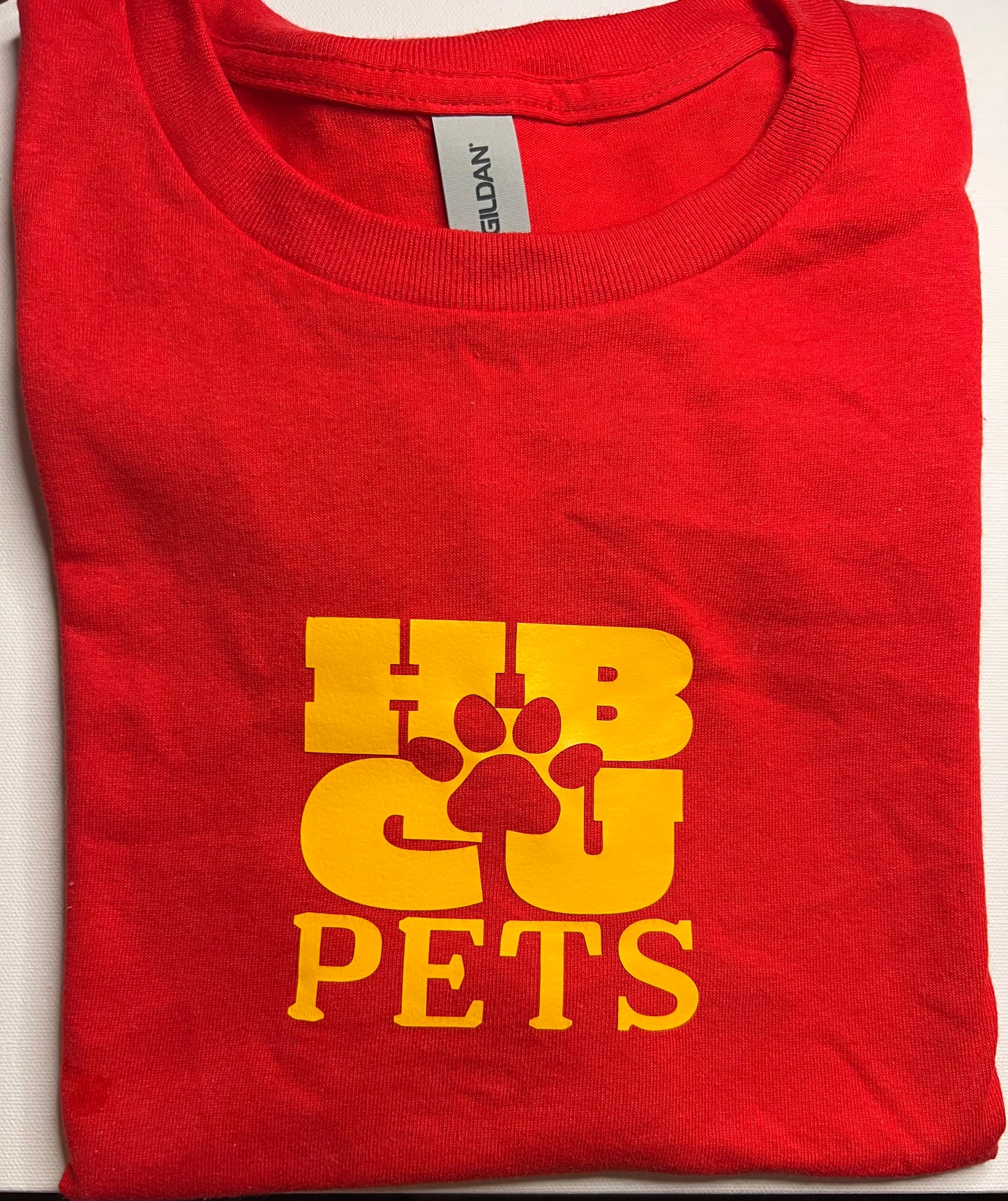 HBCU Colorway Pet & Human t-shirt- Crimson & Gold