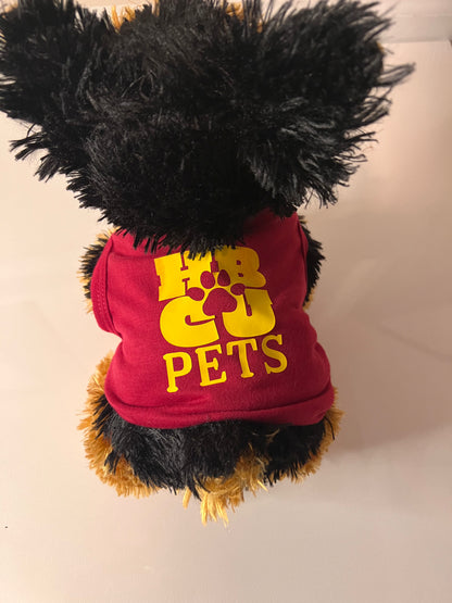 HBCU Colorway Pet & Human t-shirt- Crimson & Gold