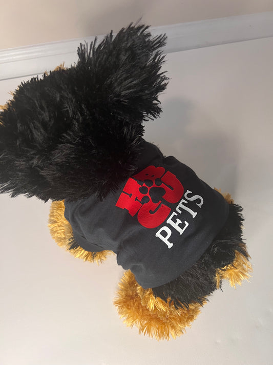 HBCU Colorway Pet t-shirt- Black & Red